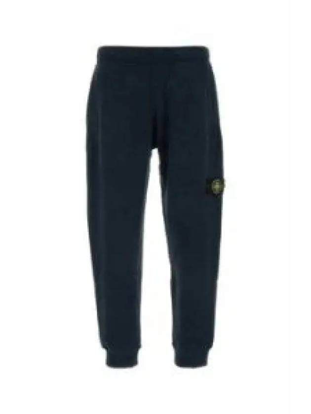 Signature Wappen Patch Cotton Baggy Pants Navy - STONE ISLAND - BALAAN 2