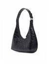 Mini Ember Croco Shoulder Bag NERO 21PFBASBLCCESMA - BY FAR - BALAAN 2