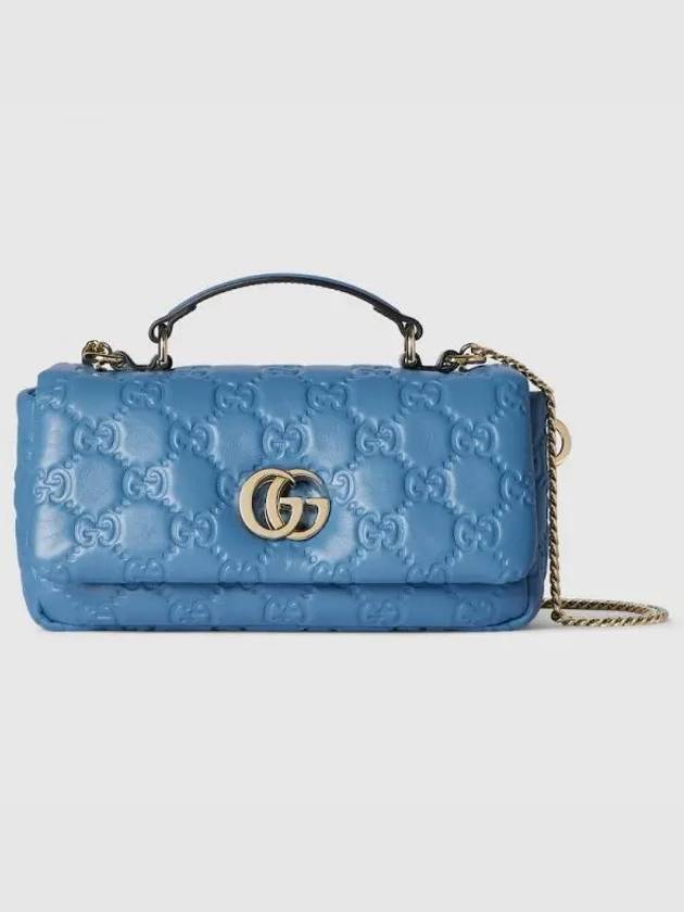 GG Milano Mini Tote Bag Blue - GUCCI - BALAAN 2