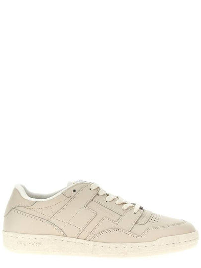 Leather Sneakers Low Top Sneakers White - TOM FORD - BALAAN 2