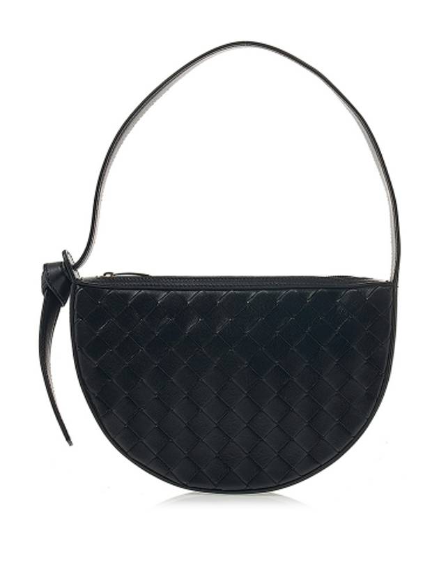 Intrecciato Sunrise Small Shoulder Bag Black - BOTTEGA VENETA - BALAAN 2