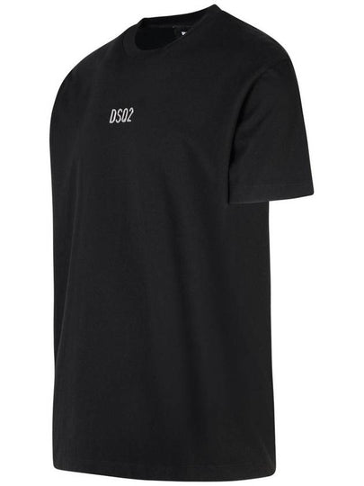 DSQUARED2 Black Cotton T-Shirt - DSQUARED2 - BALAAN 2