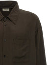 Double Pocket Long Sleeve Shirt Brown - LEMAIRE - BALAAN 4