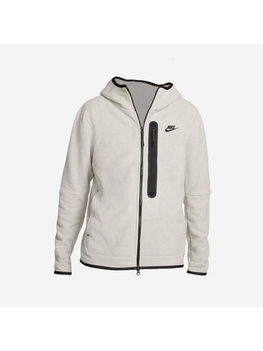 NSW Tech Fleece Zip Up Hoodie  Light Grey - NIKE - BALAAN 1