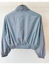 Cropped Windbreaker Jacket H35893 Gray WOMENS - ADIDAS - BALAAN 7