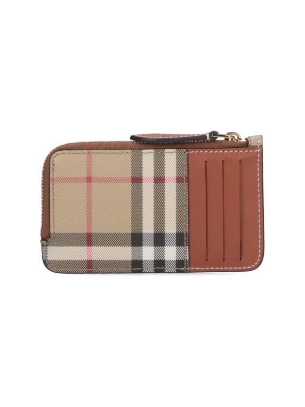 Check Card Wallet Archive Beige - BURBERRY - BALAAN 3