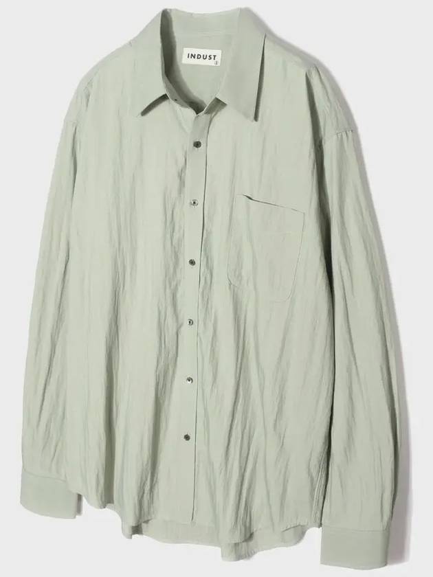 Blended Washing Soft RN ShirtGreen - INDUST - BALAAN 5