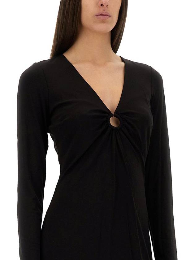 Michael Kors Jersey Dress With Drop Opening - MICHAEL KORS - BALAAN 4