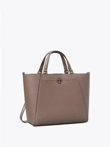 McGraw Small Carryall Tote Bag Cross Silver Maple Contemporary Domestic Product GM0023110154841 - TORY BURCH - BALAAN 1