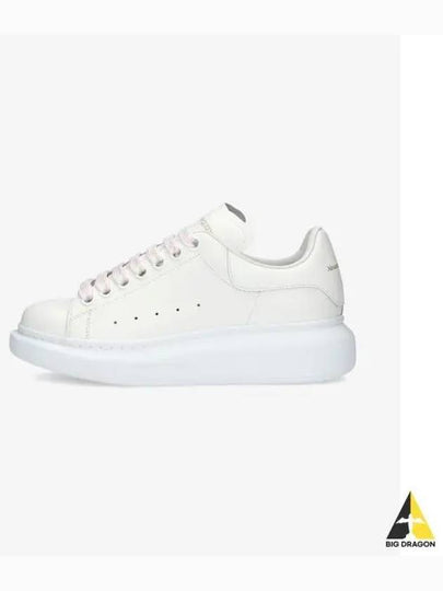 Oversized Leather Low Top Sneakers White - ALEXANDER MCQUEEN - BALAAN 2