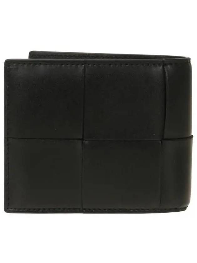 Intrecciato Cassette Half Wallet Black - BOTTEGA VENETA - BALAAN 4