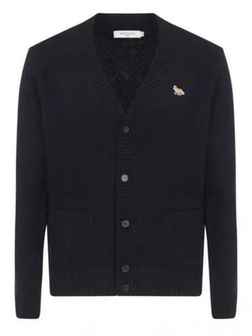 HM00501KT1006 Baby Fox Logo Patch Lambswool Guardi 1009312 - MAISON KITSUNE - BALAAN 1