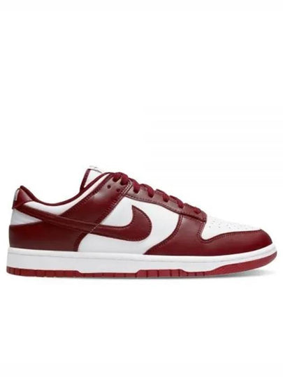 Dunk Low Retro Court Low Top Sneakers White Red - NIKE - BALAAN 2