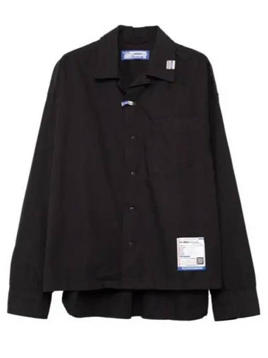 Oxford Long Sleeve Shirt Black - MIHARA YASUHIRO - BALAAN 1