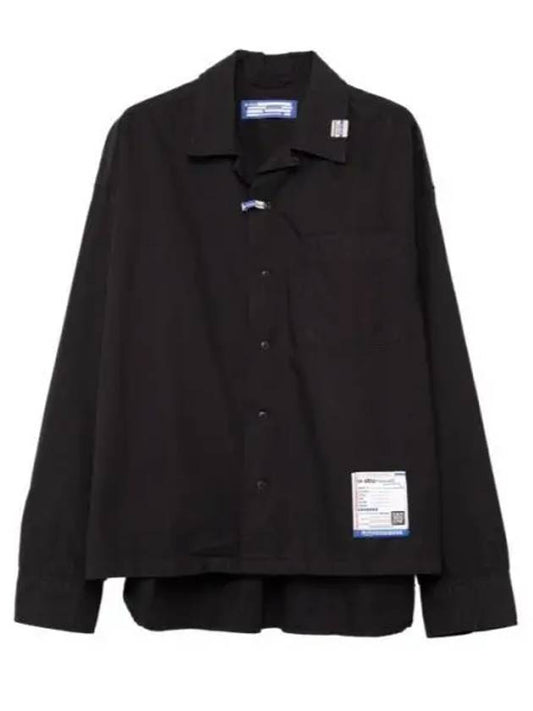 I12SH011 BLACK Oxford long sleeve shirt - MIHARA YASUHIRO - BALAAN 1