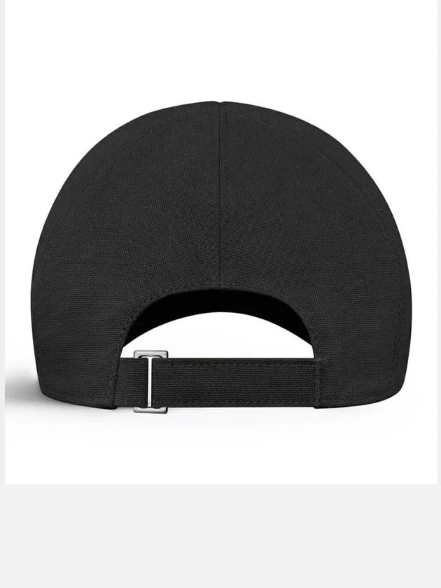 Halo Effect Logo Couture Ball Cap Black - DIOR - BALAAN 4