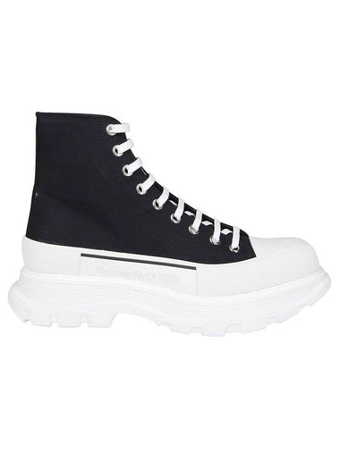 Tread Slick High Top Sneakers Black - ALEXANDER MCQUEEN - BALAAN 1