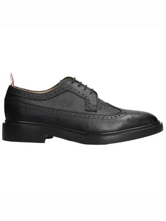 Men's Classic Long Wing Brogue Lace Up Brogue Shoes Black - THOM BROWNE - BALAAN 2