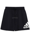 Essentials Logo Shorts Black - ADIDAS - BALAAN 4