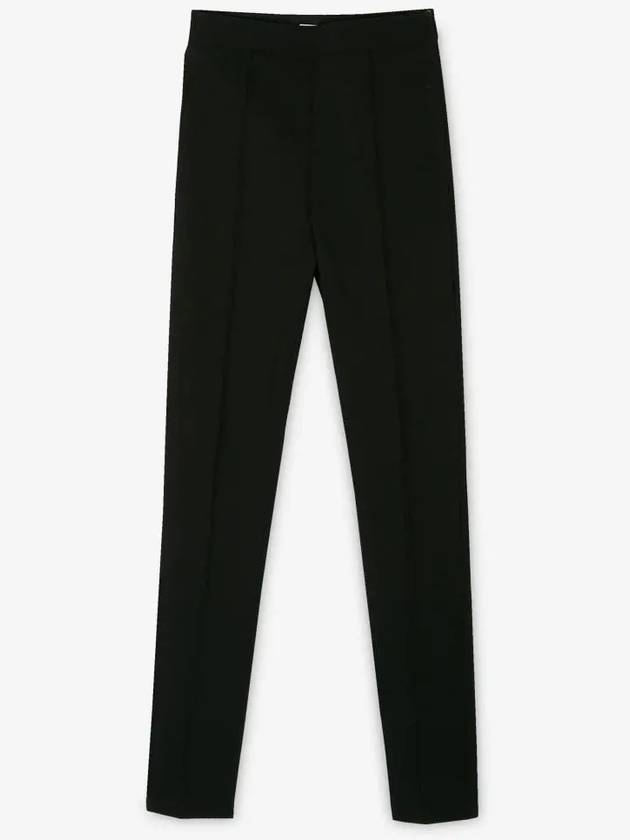 Women's Torino Side Zipper Straight Pants Nero - MAX MARA - BALAAN 3