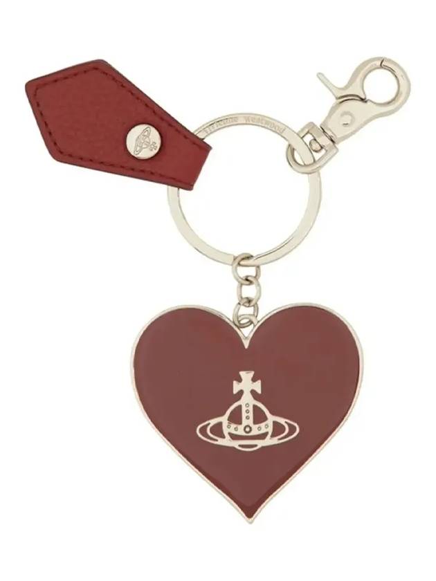 ORB logo mirror heart keyring 8203011WU OM0014 H407 - VIVIENNE WESTWOOD - BALAAN 2