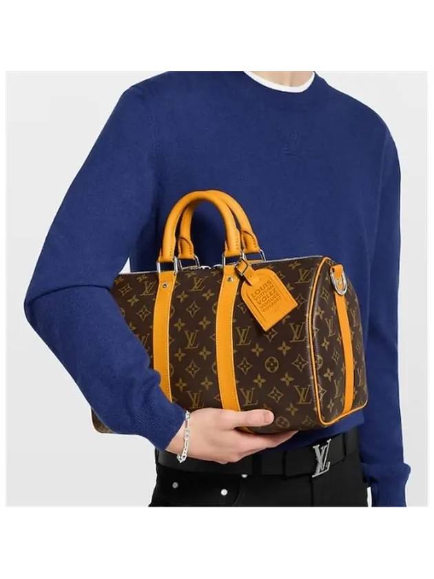 Keepall Bandouliere 35 Duffel Bag Brown Yellow - LOUIS VUITTON - BALAAN 8