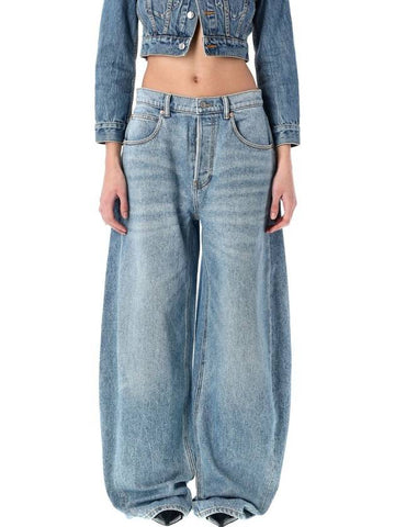 Alexander Wang Oversized Rounded Low Rise Jeans - ALEXANDER WANG - BALAAN 1