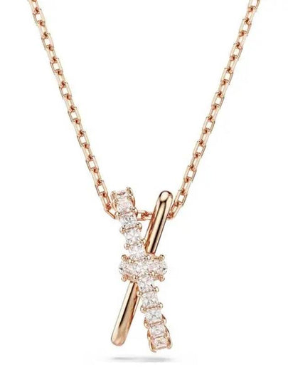 Hyperbola Pendant Necklace Rose Gold - SWAROVSKI - BALAAN 2