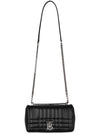 Lola Silver Quilted Shoulder Bag Black - BURBERRY - BALAAN 4