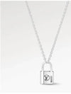 Domestic Stock A S Gift Wrapped Silver Locket Pendant Necklace Q03273 - LOUIS VUITTON - BALAAN 1