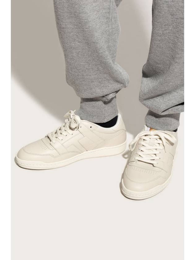 Leather Sneakers Low Top Sneakers White - TOM FORD - BALAAN 3