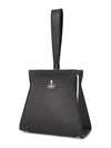 ORB Grain Leather Tote Bag Black - VIVIENNE WESTWOOD - BALAAN 3