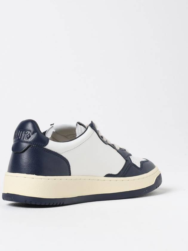 Medalist Navy Tab Low Top Sneakers White Navy - AUTRY - BALAAN 4