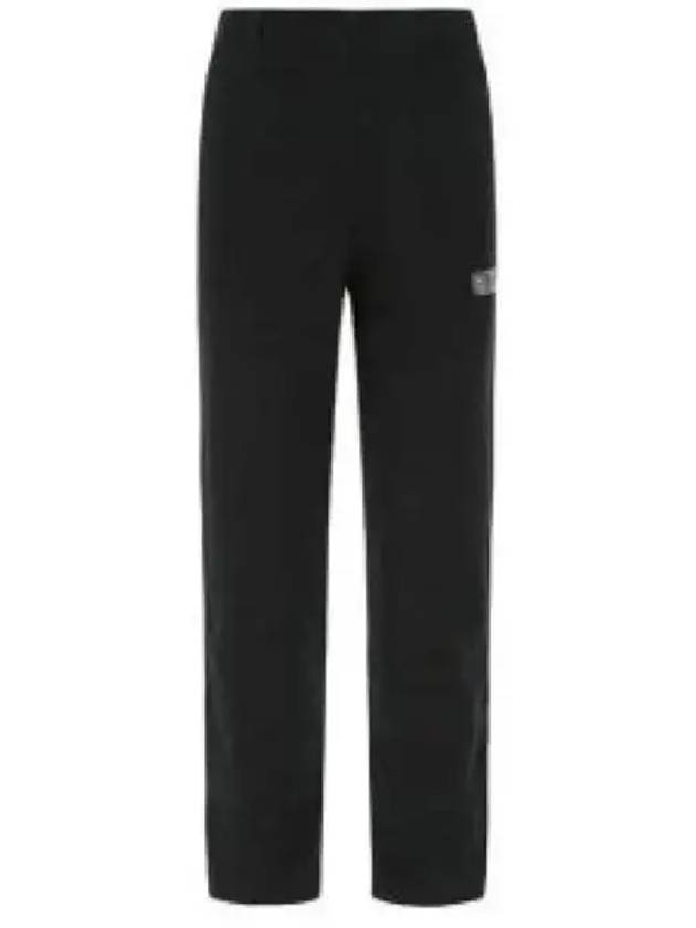 Side Logo Cotton JoGGer Track Pants Black - GANNI - BALAAN 2