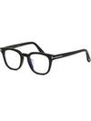 Blue light blocking glasses frame TF5999KB 001 black square Asian fit horn rim Namgoong Min - TOM FORD - BALAAN 7