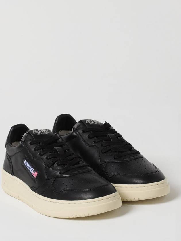 Medalist Low Top Sneaker in Super-Soft Black Nappa - AUTRY - BALAAN 3