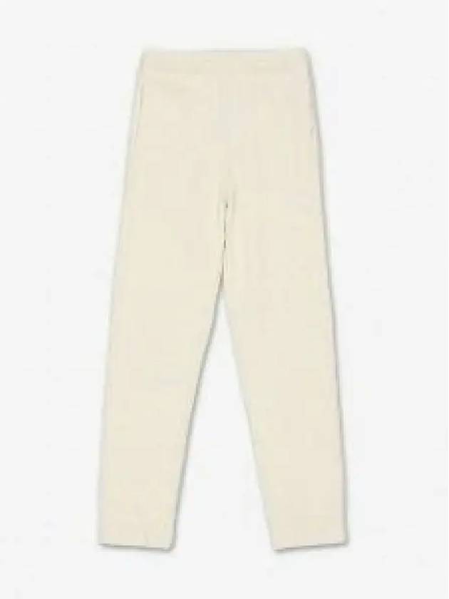 Side Logo Cotton JoGGer Track Pants White - GANNI - BALAAN 2