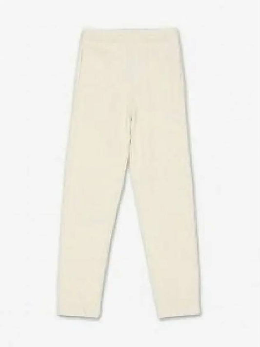 Side Logo Cotton JoGGer Track Pants White - GANNI - BALAAN 2