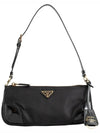 Re-Edition 2002 Re-Nylon Brushed Leather Shoulder Bag Black - PRADA - BALAAN 3