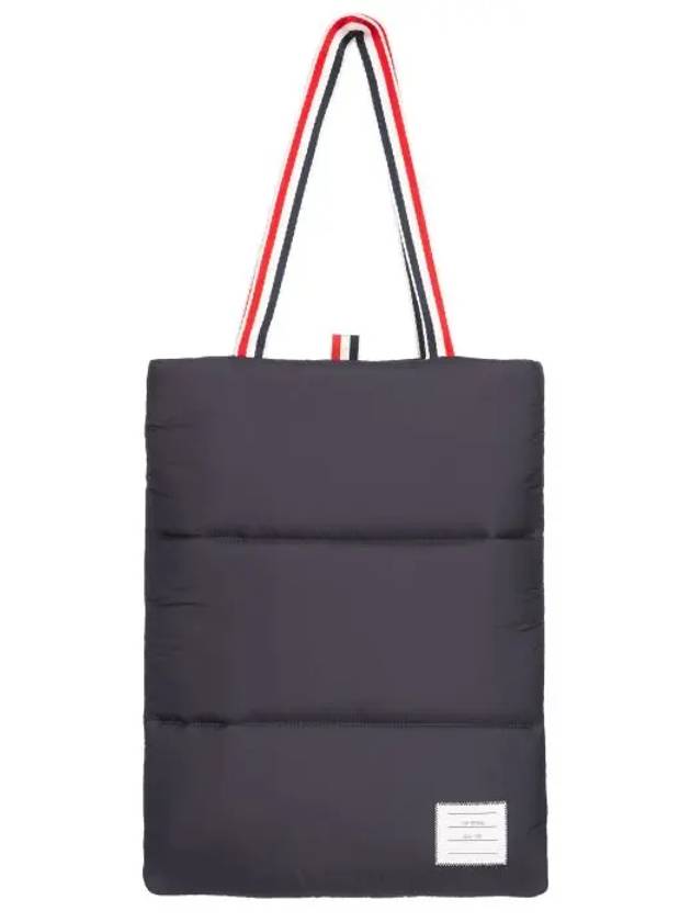 RWB Stripe Quilted Tote Bag Navy - THOM BROWNE - BALAAN.