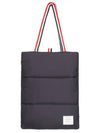 RWB Stripe Quilted Tote Bag Navy - THOM BROWNE - BALAAN 2