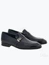 Gancini Ornament Moccasins Loafer Black - SALVATORE FERRAGAMO - BALAAN 2