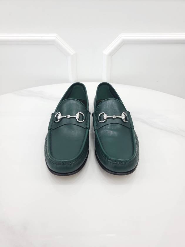 Men s Horsebit 1953 Loafer Green 757769 - GUCCI - BALAAN 2