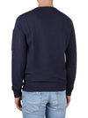 Lens Wappen Cotton Knit Top Navy - CP COMPANY - BALAAN 5