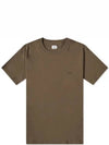 Small Logo T-Shirt Ivy Green 14CMTS046A 005100W 683 - CP COMPANY - BALAAN.