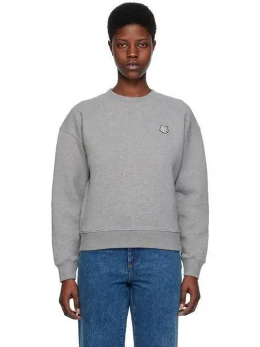 Bold Fox Head Patch Comfort Sweatshirt Grey Melange - MAISON KITSUNE - BALAAN 2