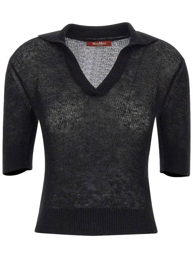 Pablo Knit Top Black - MAX MARA - BALAAN 2