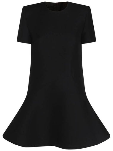 Valentino Garavani Black Silk Dress - VALENTINO - BALAAN 1