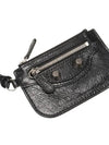 Zipper Stud Arena Lambskin Shoulder Bag Black - BALENCIAGA - BALAAN 7