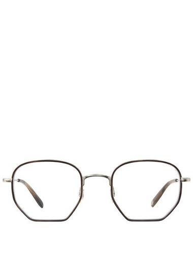 Garrett Leight WOODLAWN Bio Hopps Tortoise-Brushed Silver-Army Tortoise - GARRETT LEIGHT - BALAAN 1